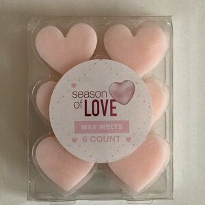 Season of Love heart shaped wax melt a 6 count new in box